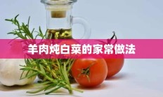 羊肉炖白菜的家常做法