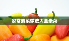 家常素菜做法大全素菜