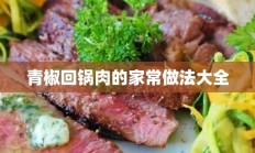 青椒回锅肉的家常做法大全