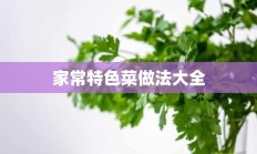 家常特色菜做法大全