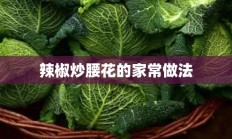 辣椒炒腰花的家常做法