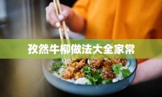 孜然牛柳做法大全家常