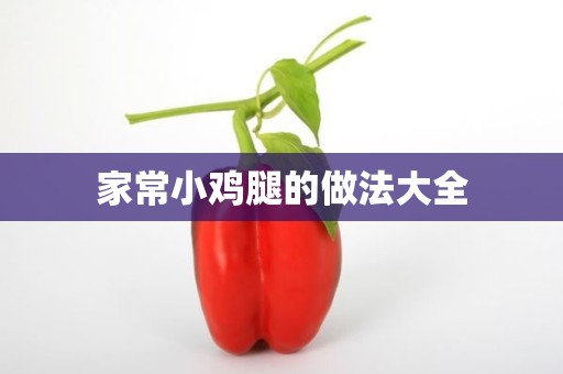 家常小鸡腿的做法大全