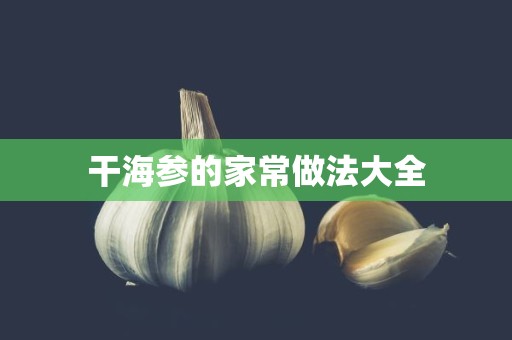 干海参的家常做法大全