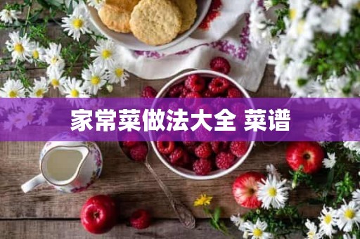 家常菜做法大全 菜谱