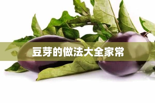 豆芽的做法大全家常