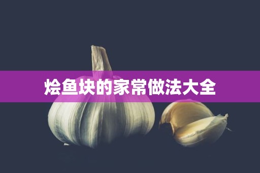 烩鱼块的家常做法大全