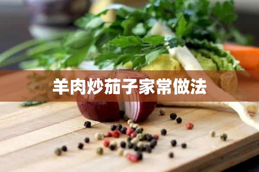 羊肉炒茄子家常做法