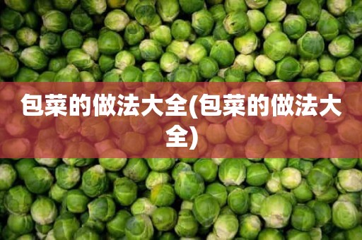 包菜的做法大全(包菜的做法大全)