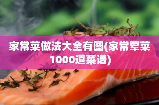 家常菜做法大全有图(家常荤菜1000道菜谱)