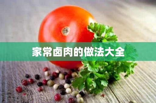 家常卤肉的做法大全