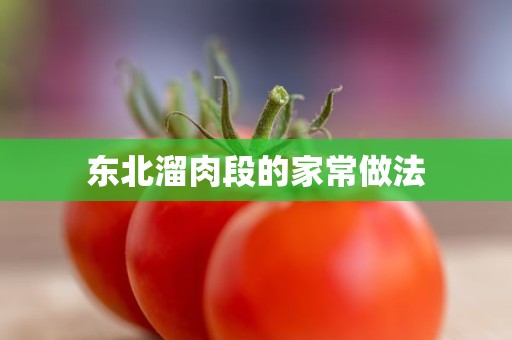 东北溜肉段的家常做法