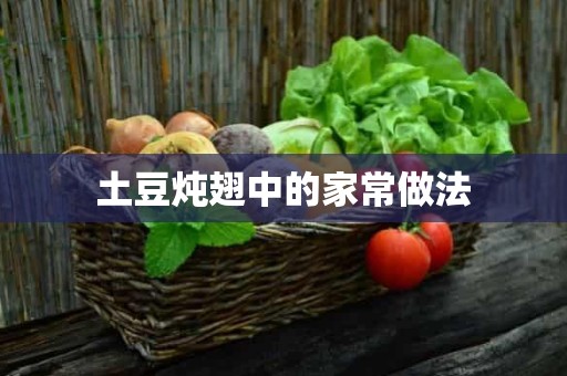 土豆炖翅中的家常做法