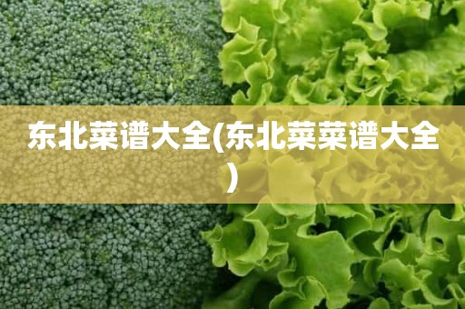 东北菜谱大全(东北菜菜谱大全)