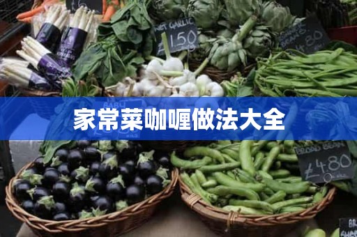 家常菜咖喱做法大全