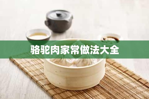 骆驼肉家常做法大全