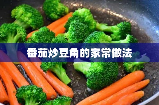 番茄炒豆角的家常做法