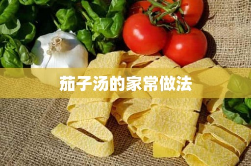 茄子汤的家常做法