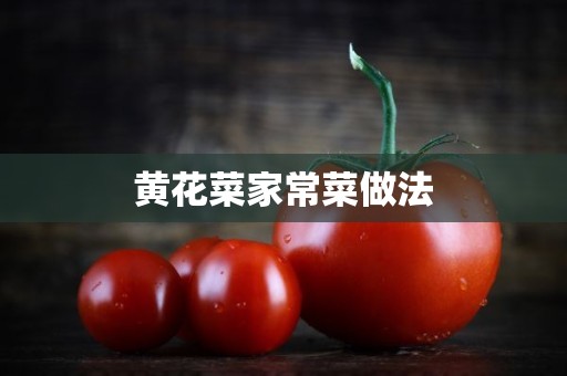 黄花菜家常菜做法