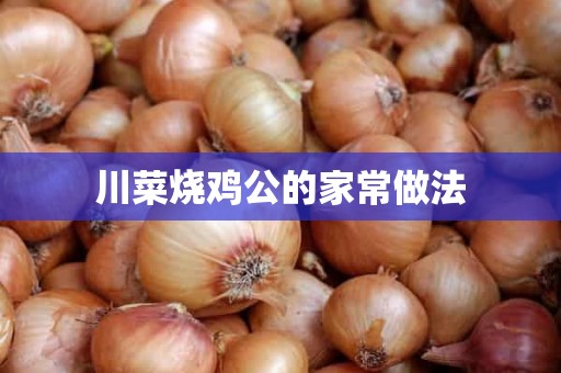 川菜烧鸡公的家常做法