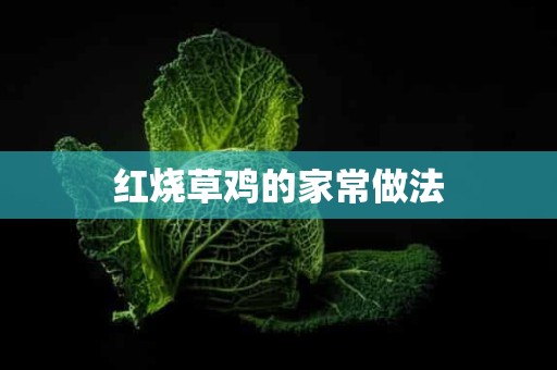 红烧草鸡的家常做法