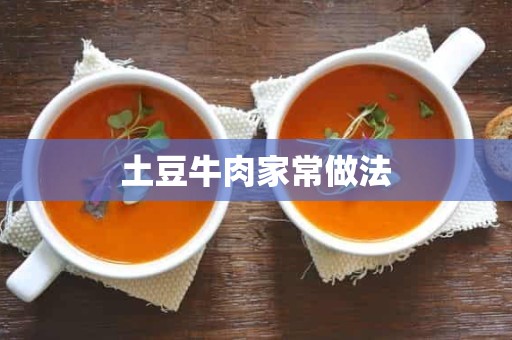 土豆牛肉家常做法