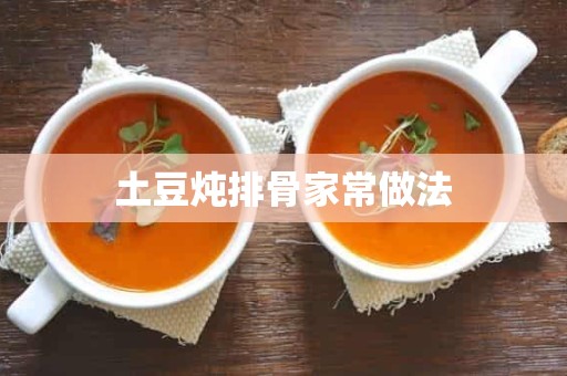 土豆炖排骨家常做法