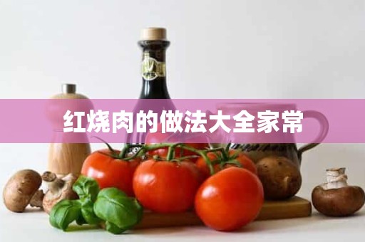 红烧肉的做法大全家常