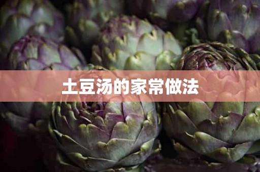 土豆汤的家常做法