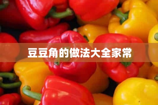 豆豆角的做法大全家常