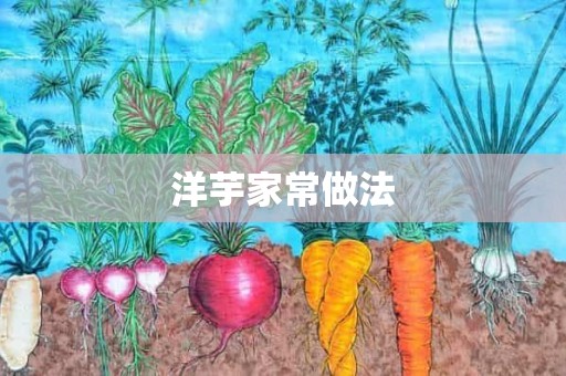 洋芋家常做法