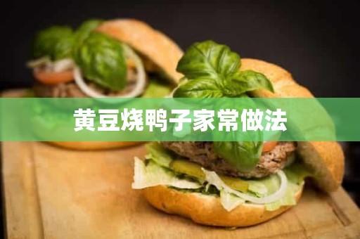 黄豆烧鸭子家常做法