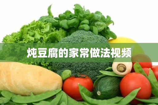 炖豆腐的家常做法视频