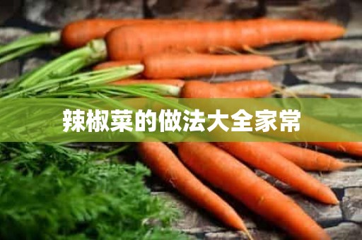 辣椒菜的做法大全家常