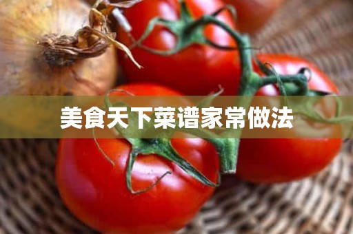 美食天下菜谱家常做法