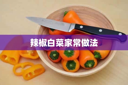 辣椒白菜家常做法