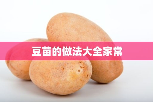 豆苗的做法大全家常