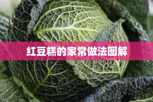 红豆糕的家常做法图解