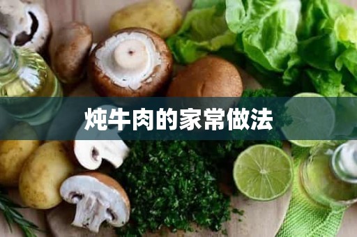 炖牛肉的家常做法