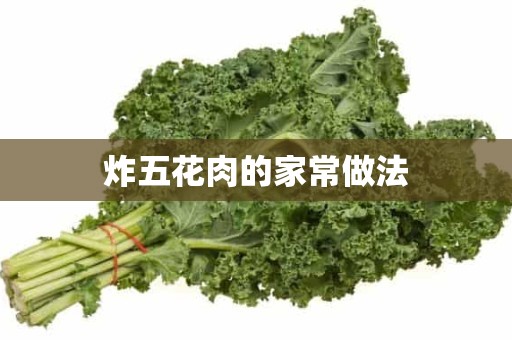 炸五花肉的家常做法