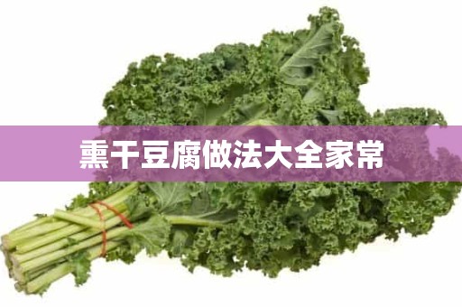 熏干豆腐做法大全家常