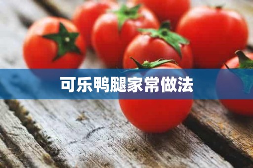 可乐鸭腿家常做法