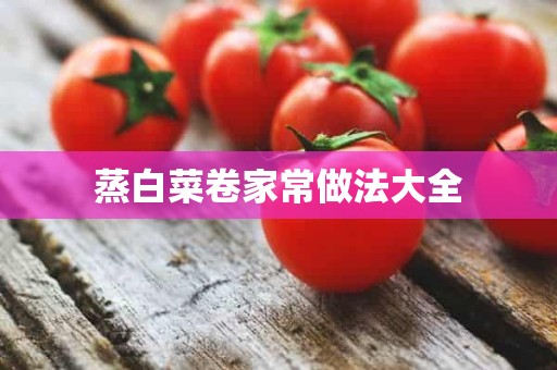 蒸白菜卷家常做法大全