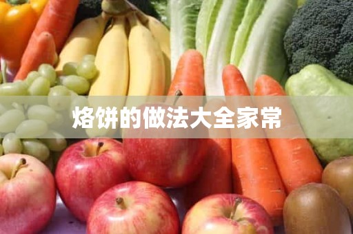 烙饼的做法大全家常