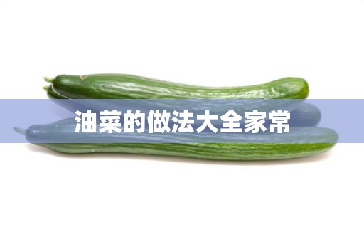 油菜的做法大全家常