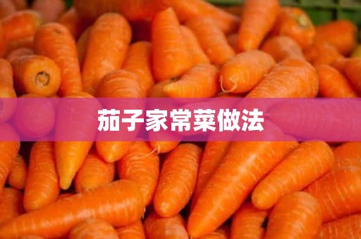 茄子家常菜做法