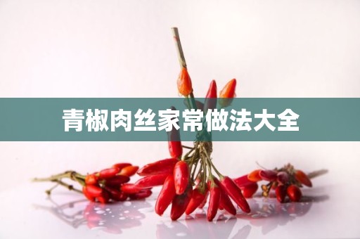 青椒肉丝家常做法大全