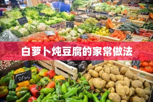 白萝卜炖豆腐的家常做法